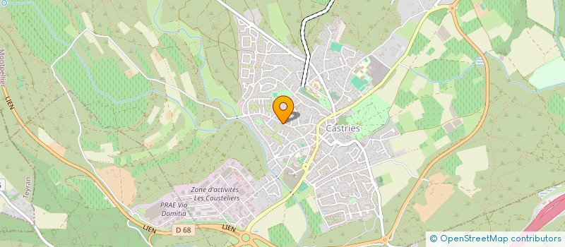 localisation de l'entreprise IMMOBILIER SUD DE FRANCE  CASTRIES