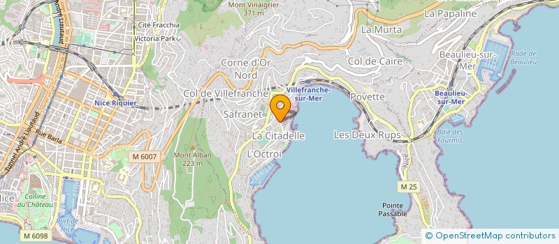 localisation de l'entreprise IMMOBILIER SUISSE à VILLEFRANCHE-SUR-MER