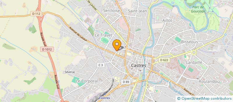 localisation de l'entreprise IMMOBILIER TASSET  CASTRES