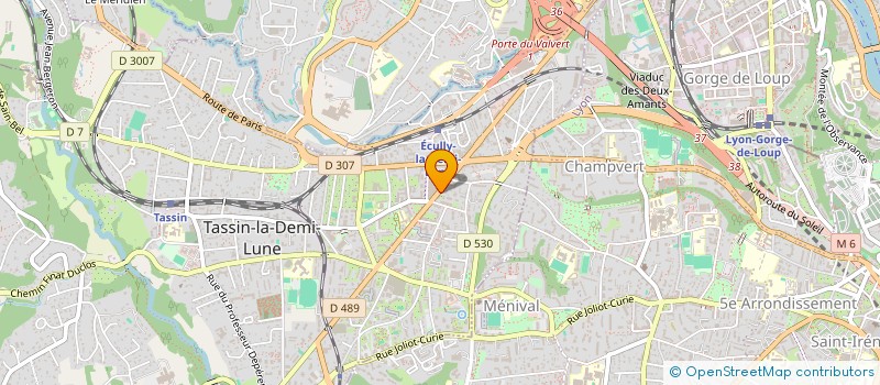 localisation de l'entreprise IMMOBILIER TASSIN OUEST LYONNAIS PAR ABREVIATION ITOL à TASSIN-LA-DEMI-LUNE