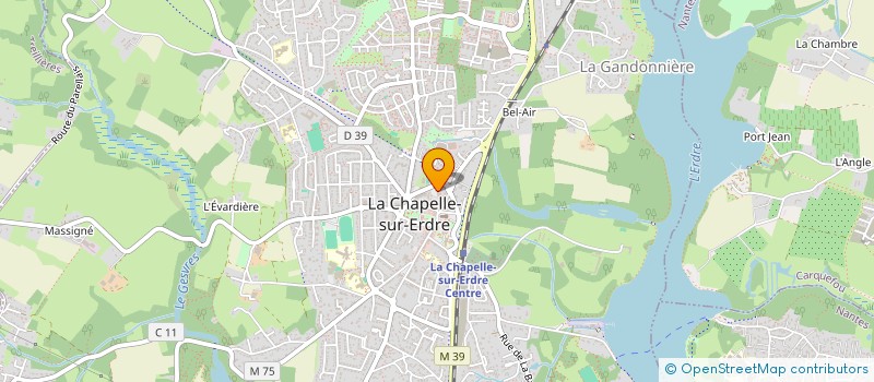 localisation de l'entreprise IMMOBILIER TLCM  LA CHAPELLE-SUR-ERDRE