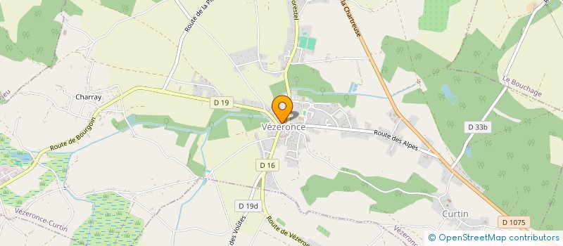 localisation de l'entreprise IMMOBILIER VANDROUX  VEZERONCE-CURTIN