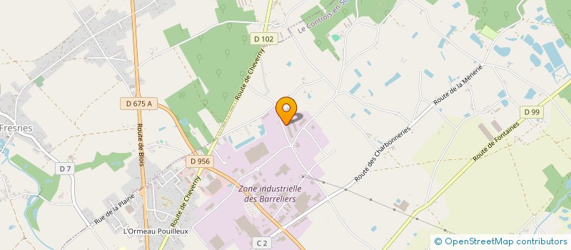 localisation de l'entreprise IMMOBILIER - VILLAGE BY CA, FOOD VAL DE LOIRE  LE CONTROIS-EN-SOLOGNE