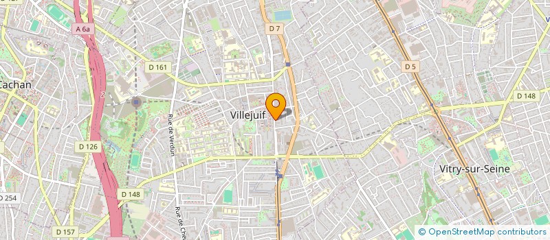 localisation de l'entreprise IMMOBILIERE 147 à VILLEJUIF