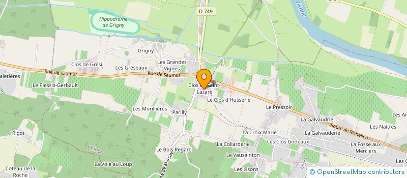 localisation de l'entreprise IMMOBILIERE 3A  CHINON