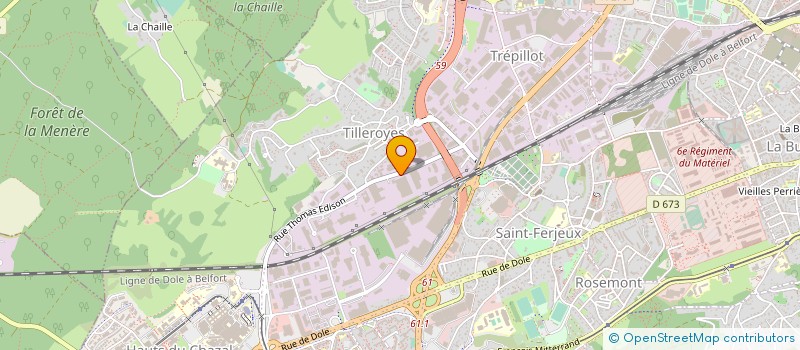 localisation de l'entreprise IMMOBILIERE 3C à BESANCON