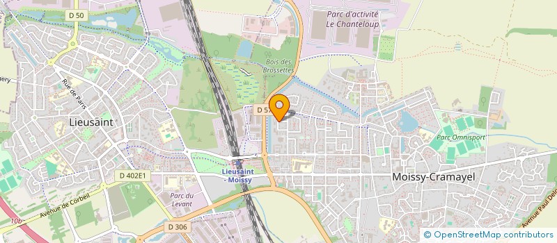 localisation de l'entreprise IMMOBILIERE 59 RASPAIL  MOISSY-CRAMAYEL