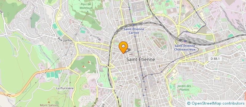 localisation de l'entreprise IMMOBILIERE AA GROUP  SAINT-ETIENNE