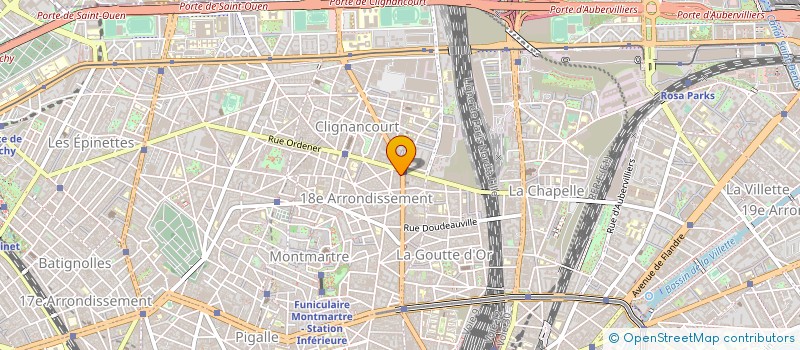 localisation de l'entreprise IMMOBILIERE ACOPA à PARIS