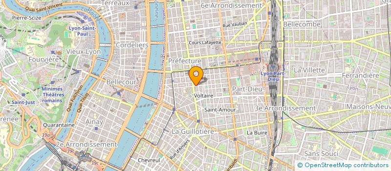 localisation de l'entreprise IMMOBILIERE ADEQUAT  LYON