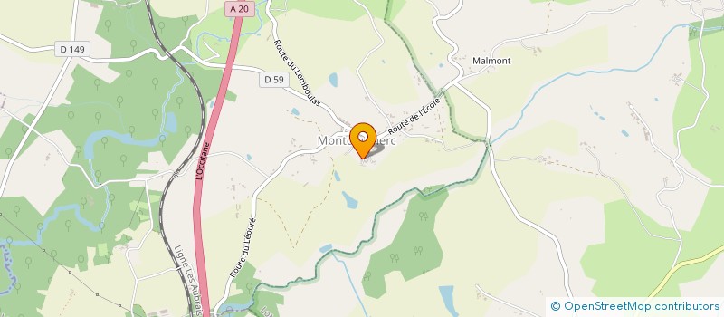 localisation de l'entreprise IMMOBILIERE AERO 2020  CIEURAC