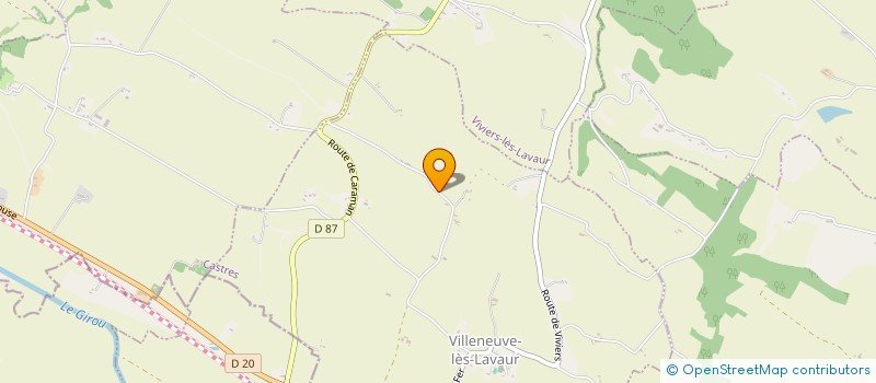 localisation de l'entreprise IMMOBILIERE AEROPORT BLEU  VILLENEUVE-LES-LAVAUR