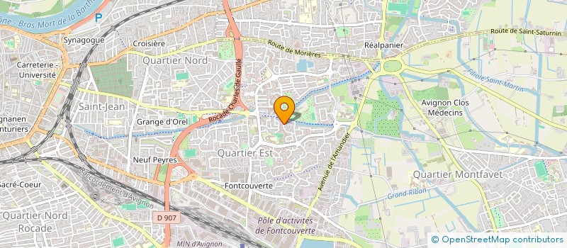 localisation de l'entreprise IMMOBILIERE AGBI. ET FILS  AVIGNON