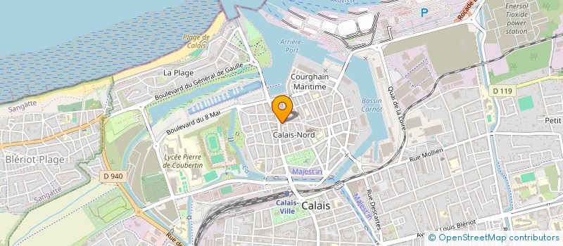 localisation de l'entreprise IMMOBILIERE AKKUS  CALAIS