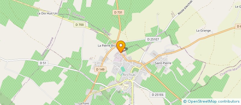 localisation de l'entreprise IMMOBILIERE ALLARY  ARCHIAC