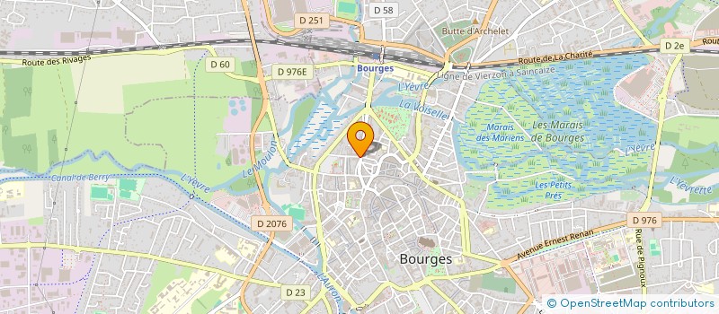 localisation de l'entreprise IMMOBILIERE ALLEGRE  BOURGES