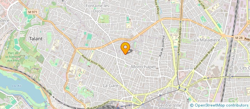 localisation de l'entreprise IMMOBILIERE ALLER à DIJON