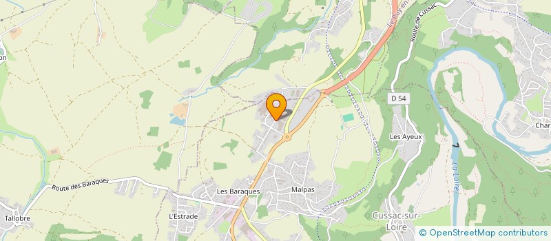 localisation de l'entreprise IMMOBILIERE ALLIRAND  CUSSAC-SUR-LOIRE