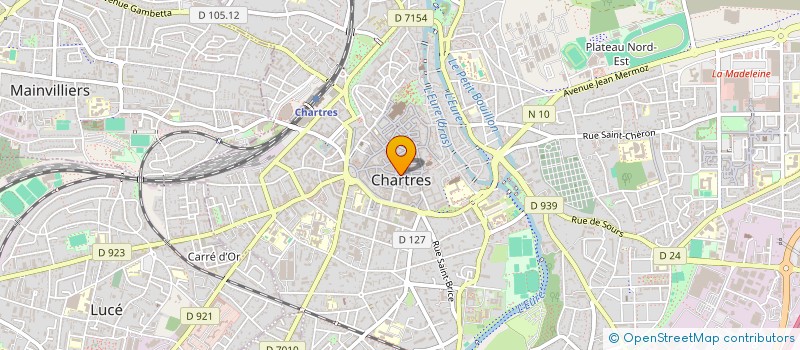 localisation de l'entreprise IMMOBILIERE ALPHA à CHARTRES