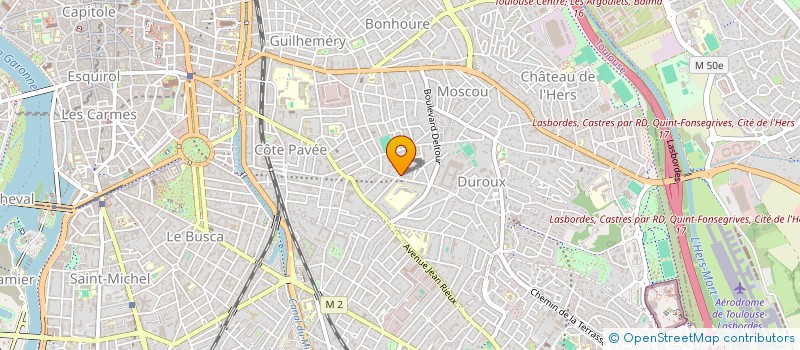 localisation de l'entreprise IMMOBILIERE AMA à TOULOUSE