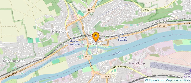 localisation de l'entreprise IMMOBILIERE AMBRE  MEULAN-EN-YVELINES