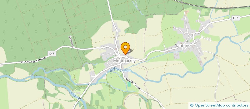 localisation de l'entreprise IMMOBILIERE ANATOLE FRANCE  MONTBARREY