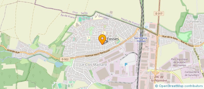 localisation de l'entreprise IMMOBILIERE ANDILLAT PRIVA  FOSSES