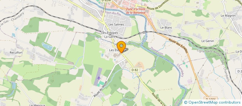 localisation de l'entreprise IMMOBILIERE ANDRE BARD  SAINT-JEAN-D'AVELANNE