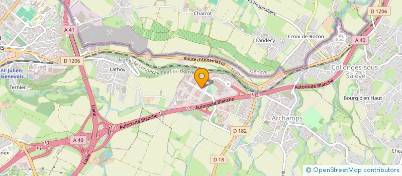 localisation de l'entreprise IMMOBILIERE ANTICIPASSION  ARCHAMPS