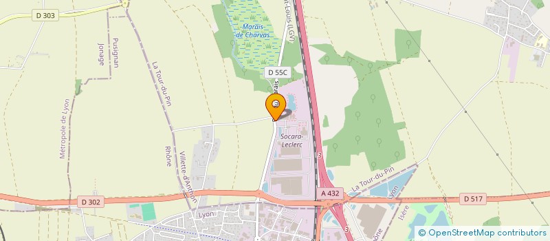 localisation de l'entreprise IMMOBILIERE APRAL  VILLETTE-D'ANTHON