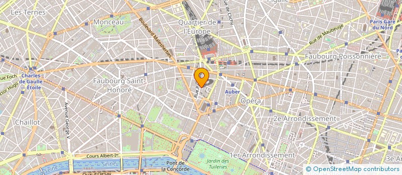 localisation de l'entreprise IMMOBILIERE ARCADE à PARIS