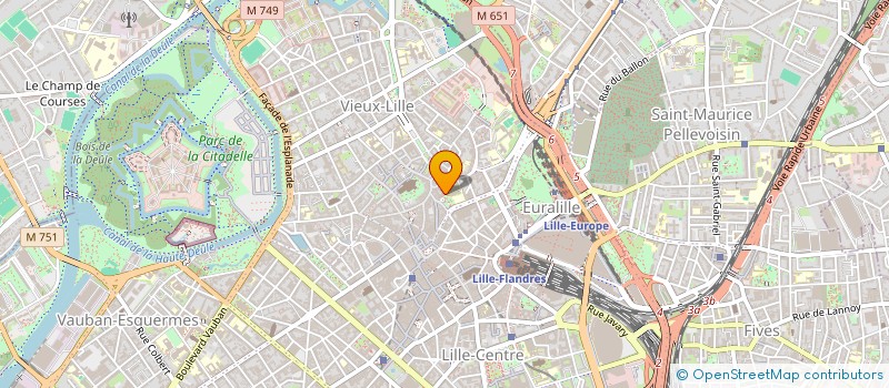 localisation de l'entreprise IMMOBILIERE ARTS 74 à LILLE