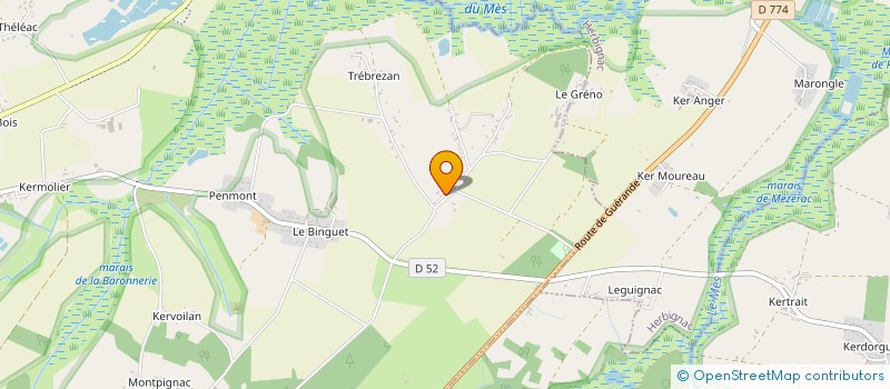 localisation de l'entreprise IMMOBILIERE ATELIERS DAVID à GUERANDE