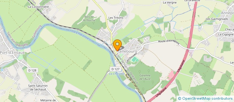 localisation de l'entreprise IMMOBILIERE ATLANTIQUE  LA VERGNE