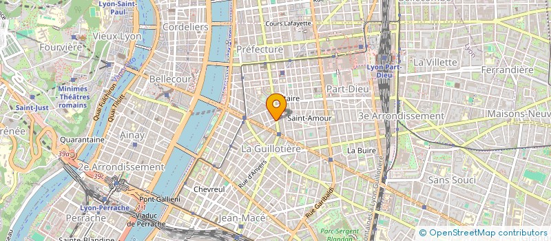 localisation de l'entreprise IMMOBILIERE ATTCO  LYON