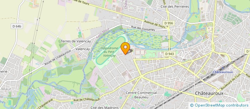 localisation de l'entreprise IMMOBILIERE AUTISSIER à CHATEAUROUX