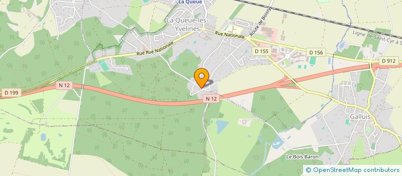 localisation de l'entreprise IMMOBILIERE AUTOMOBILE DE LOISIRS  LA QUEUE-LES-YVELINES