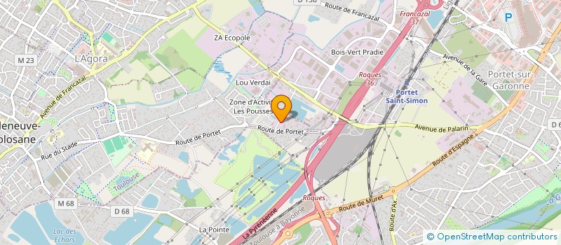 localisation de l'entreprise IMMOBILIERE AXA à VILLENEUVE TOLOSANE