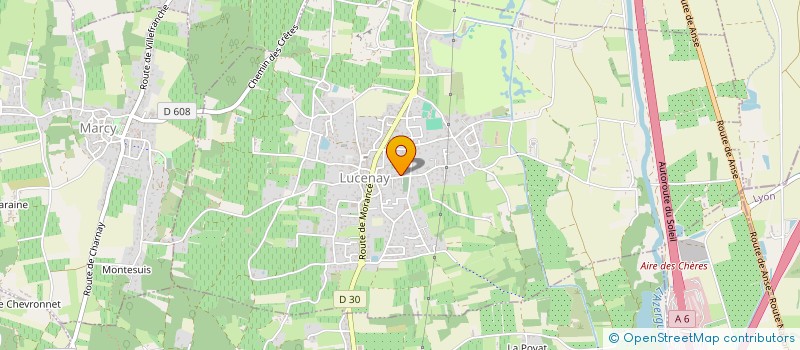 localisation de l'entreprise IMMOBILIERE B.B.E.F.  LUCENAY