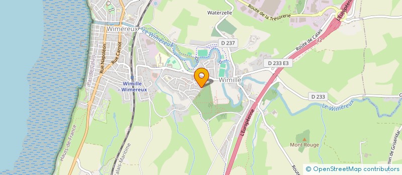 localisation de l'entreprise IMMOBILIERE B C N H  WIMILLE