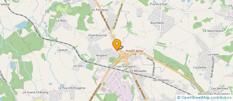 localisation de l'entreprise IMMOBILIERE BAGELET à COUZEIX