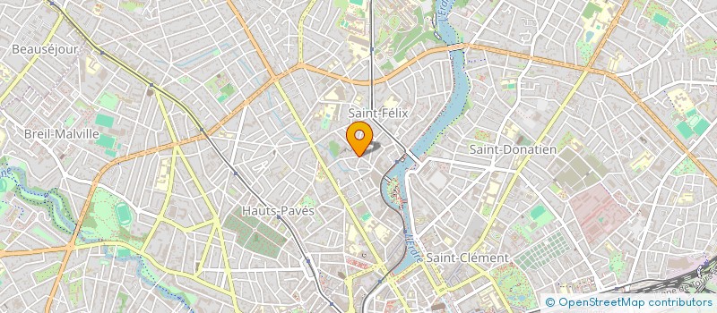 localisation de l'entreprise IMMOBILIERE BAHUREL  NANTES