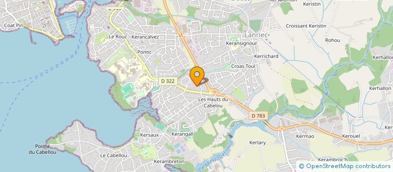 localisation de l'entreprise IMMOBILIERE BALOUIN  CONCARNEAU