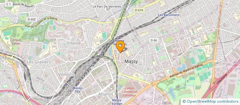 localisation de l'entreprise IMMOBILIERE BARRULL VIDAL à MASSY