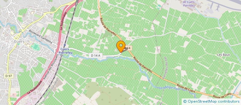localisation de l'entreprise IMMOBILIERE BASTIDIERE  CUERS