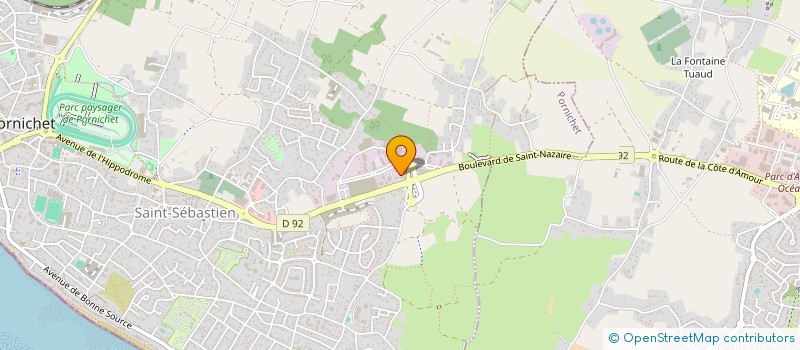 localisation de l'entreprise IMMOBILIERE BAULOISE à PORNICHET