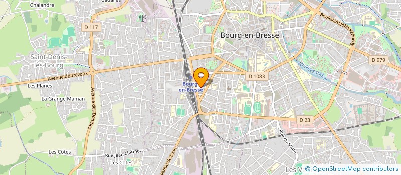 localisation de l'entreprise IMMOBILIERE BBC à BOURG-EN-BRESSE