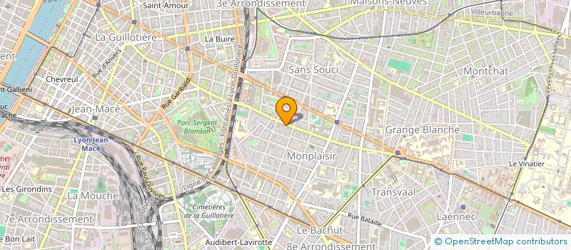 localisation de l'entreprise IMMOBILIERE BCL 2  LYON