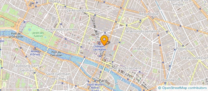 localisation de l'entreprise IMMOBILIERE BEAUBOURG SIMON LE FRANC  PARIS