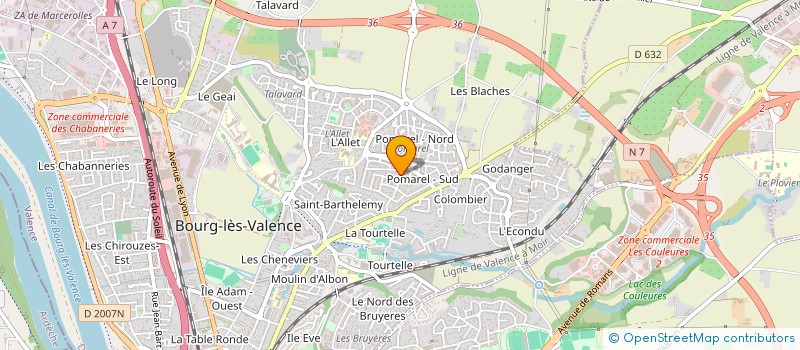 localisation de l'entreprise IMMOBILIERE BEAUMONT  BOURG-LES-VALENCE